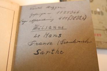 Military record and work book of a soldier